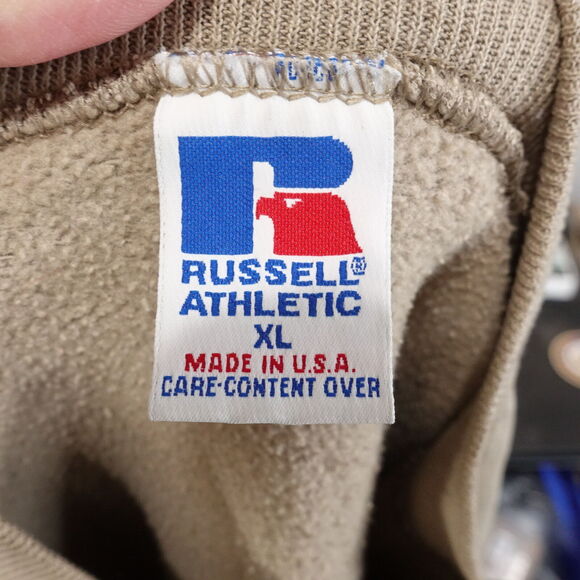 VINTAGE THE BUCKLE CLOTHING 1995 RUSSELL ATHLETIC USA CREW NECK SWEATSHIRT SZ XL - Picture 12 of 12